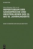 Register zum Katalog der Texte (eBook, PDF)