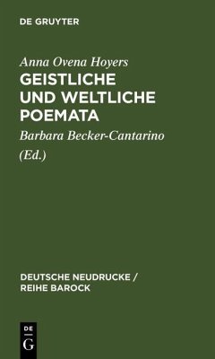 Cover Geistliche und Weltliche Poemata (eBook, PDF)