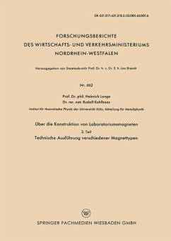 Cover Über die Konstruktion von Laboratoriumsmagneten (eBook, PDF)