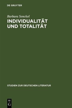 Cover Individualität und Totalität (eBook, PDF)