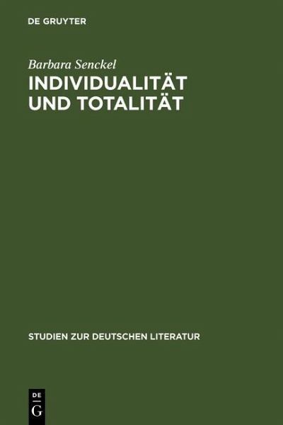 Individualität und Totalität (eBook, PDF) Individualität und Totalität (eBook, PDF)