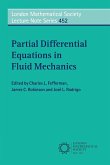 Partial Differential Equations in Fluid Mechanics