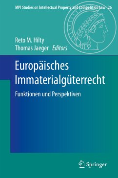 Europäisches Immaterialgüterrecht (eBook, PDF)