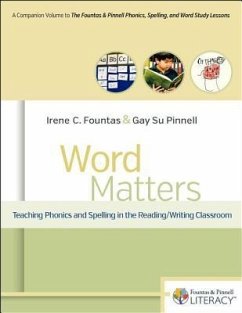 Word Matters - Fountas, Irene; Pinnell, Gay Su