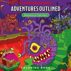 Dungeons & Dragons Adventures Outlined Coloring Book - Dragons