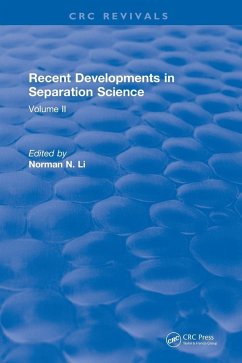 Cover Recent Developments in Separation Science