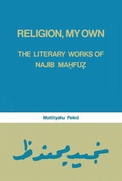 Religion, My Own - Peled, Mattityahu