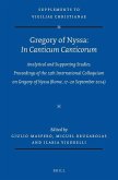 Gregory of Nyssa: In Canticum Canticorum: Analytical and Supporting Studies. Proceedings of the 13th International Colloquium on Gregory of Nyssa (Rom
