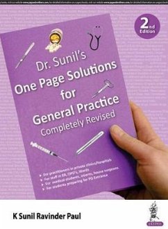 Cover Dr Sunil's One Page Solutions for General Practice