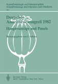 Deutscher Anaesthesiekongreß 1982 Freie Vorträge (eBook, PDF)