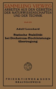 Statische Stabilität bei Drehstrom-Hochleistungsübertragung (eBook, PDF) - Leonhard, Adolf