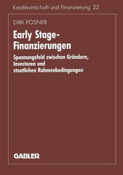 Early Stage-Finanzierungen (eBook, PDF) - Posner, Dirk