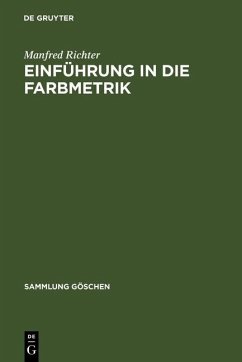Einführung in die Farbmetrik (eBook, PDF) - Richter, Manfred