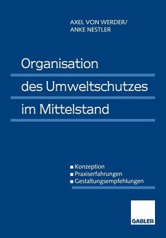 Organisation des Umweltschutzes im Mittelstand (eBook, PDF) - Werder, Axel; Nestler, Anke