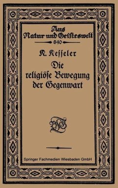 Cover Die religiöse Bewegung der Gegenwart (eBook, PDF)