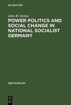 Cover Power Politics and Social Change in National Socialist Germany (eBook, PDF)