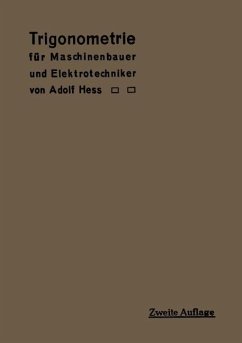 Cover Trigonometrie für Maschinenbauer und Elektrotechniker (eBook, PDF)