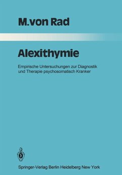 Alexithymie (eBook, PDF) - Rad, M. V.