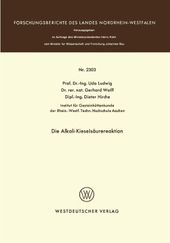 Die Alkali-Kieselsäurereaktion (eBook, PDF) - Ludwig, Udo