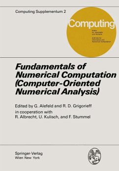 Fundamentals of Numerical Computation (Computer-Oriented Numerical Analysis) (eBook, PDF)