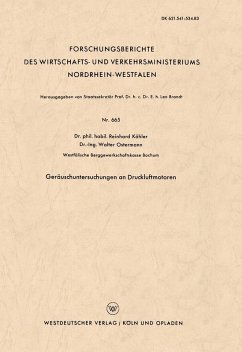 Cover Geräuschuntersuchungen an Druckluftmotoren (eBook, PDF)