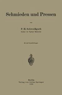 Cover Schmieden und Pressen (eBook, PDF)