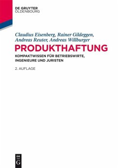 Produkthaftung (eBook, ePUB) - Eisenberg, Claudius; Gildeggen, Rainer; Reuter, Andreas; Willburger, Andreas