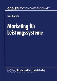 Cover Marketing für Leistungssysteme (eBook, PDF)