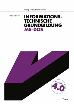 Informationstechnische Grundbildung MS-DOS (eBook, PDF) - Kaier, Ekkehard
