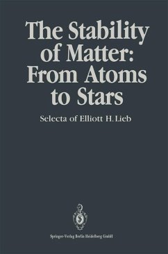 The Stability of Matter: From Atoms to Stars (eBook, PDF) - Lieb, Elliott H.