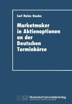 Marketmaker in Aktienoptionen an der Deutschen Terminbörse (eBook, PDF) - Daube, Carl Heinz