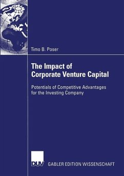 The Impact of Corporate Venture Capital (eBook, PDF) - Poser, Timo B.