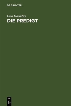 Cover Die Predigt (eBook, PDF)