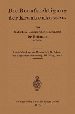 Cover Die Beaufsichtigung der Krankenkassen (eBook, PDF)