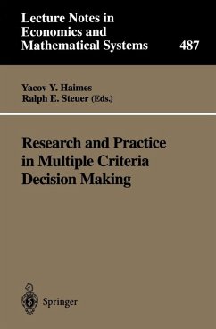 Research and Practice in Multiple Criteria Decision Making (eBook, PDF)