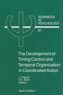 The Development of Timing Control and Temporal Organization in Coordinated Action (eBook, PDF)