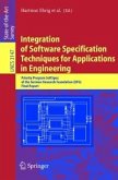 Integration of Software Specification Techniques for Applications in Engineering (eBook, PDF)