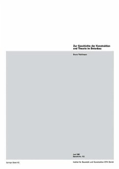 Zur Geschichte der Konstruktion und Theorie im Betonbau (eBook, PDF) - Thürlimann, B.