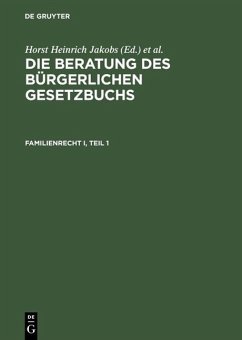 Familienrecht I (eBook, PDF) Cover Familienrecht I (eBook, PDF)