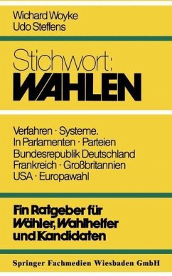 Stichwort: Wahlen (eBook, PDF) - Woyke, Wichard