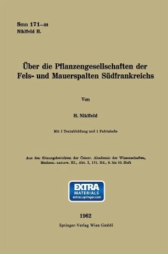 Cover Über die Pflanzengesellschaften der Fels- und Mauerspalten Südfrankreichs (eBook, PDF)