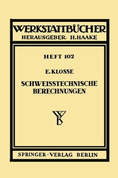 Cover Schweißtechnische Berechnungen (eBook, PDF)