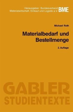Cover Materialbedarf und Bestellmenge (eBook, PDF)