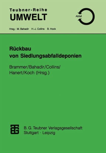 Rückbau von Siedlungsabfalldeponien (eBook, PDF)