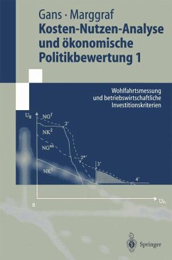 Kosten-Nutzen-Analyse und ökonomische Politikbewertung 1 (eBook, PDF) - Gans, Oskar; Marggraf, Rainer