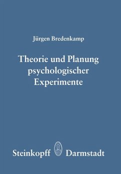 Cover Theorie und Planung Psychologischer Experimente (eBook, PDF)