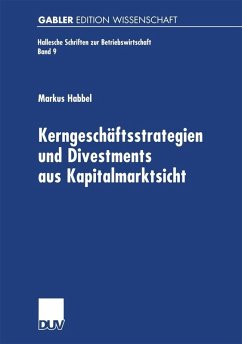 Cover Kerngeschäftsstrategien und Divestments aus Kapitalmarktsicht (eBook, PDF)
