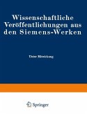 Wissenschaftliche Veröffentlichungen aus den Siemens-Werken (eBook, PDF)