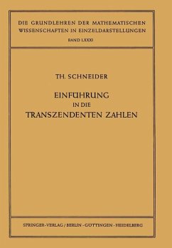 Cover Einführung in die Transzendenten Zahlen (eBook, PDF)