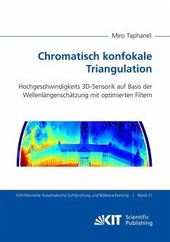 Chromatisch konfokale Triangulation - Hochgeschwindigkeits 3D-Sensorik auf Basis der Wellenlängenschätzung mit optimierten Filtern